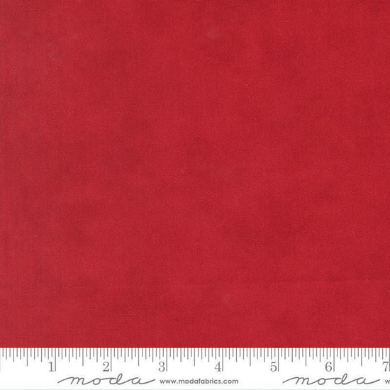 Image of When Snow Falls Shaded Solid Berry Red quilting cotton fabric by Deb Strain for Moda Fabrics. Features solid on a red background. Cute Little Fabric Shop.