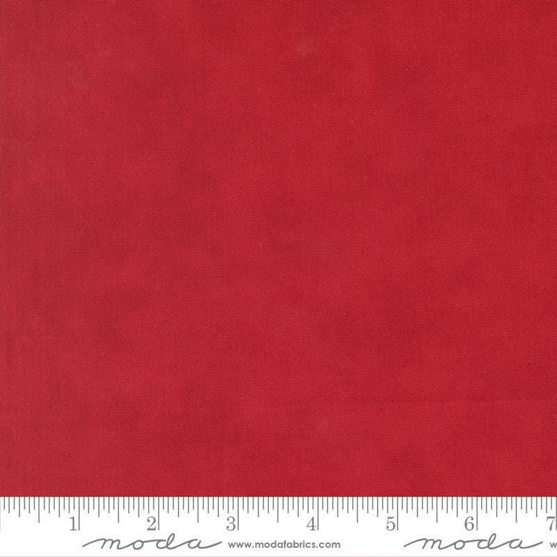 Image of When Snow Falls Shaded Solid Berry Red quilting cotton fabric by Deb Strain for Moda Fabrics. Features solid on a red background. Cute Little Fabric Shop.