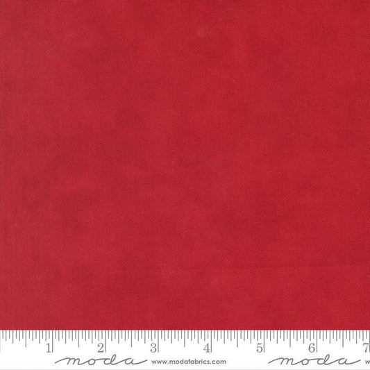 Image of When Snow Falls Shaded Solid Berry Red quilting cotton fabric by Deb Strain for Moda Fabrics. Features solid on a red background. Cute Little Fabric Shop.