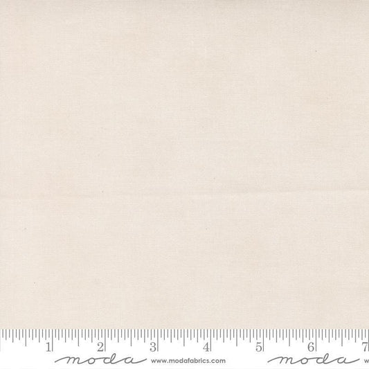 Image of When Snow Falls Shaded Solid Snow White quilting cotton fabric by Deb Strain for Moda Fabrics. Features solid on a cream background. Cute Little Fabric Shop.