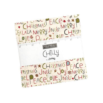 Chilly Charm Pack Christmas Fabric - 55710PP - 42-Piece Precut - Moda Fabrics Quilting Cotton Fabric