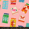 Trinketry Matchmaker Balmy Pink Matchbox Fabric - RS0109 - Moda Fabrics Quilting Cotton Fabric