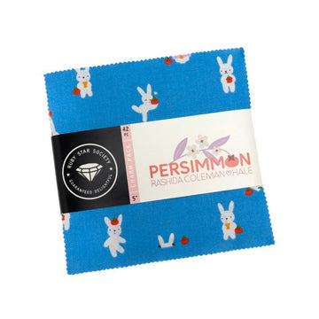 Persimmon Charm Pack Plants Fabric - RS1118PP - 42-Piece Precut - Moda Fabrics Quilting Cotton Fabric