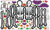 Sew & Go Halloween Mr. Bones Skeleton Panel Halloween Fabric - 31132 - QT Fabrics Quilting Cotton Fabric