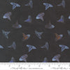 Image of Coven Witch Hats Onyx quilting cotton fabric by Robin Pickens for Moda Fabrics. Features hats on a black background. Cute Little Fabric Shop.