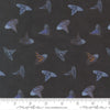 Image of Coven Witch Hats Onyx quilting cotton fabric by Robin Pickens for Moda Fabrics. Features hats on a black background. Cute Little Fabric Shop.