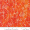 Image of Coven Spider Web Spice quilting cotton fabric by Robin Pickens for Moda Fabrics. Features spiderwebs on an orange background. Cute Little Fabric Shop.