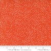 Image of Coven Dotty Thatched Tangerine quilting cotton fabric by Robin Pickens for Moda Fabrics. Features dots on an orange background. Cute Little Fabric Shop.