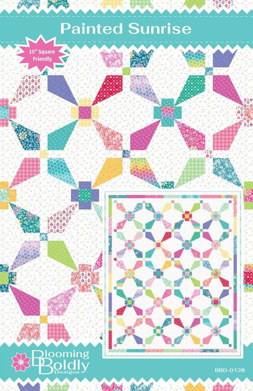 Painted Sunrise Quilt PATTERN Precut Friendly Pattern - Riley Blake INSTRUCTIONS Only
