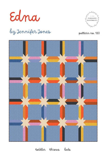 SALE Edna Quilt PATTERN Precut Friendly Pattern - Riley Blake INSTRUCTIONS Only