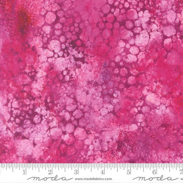 Image of Gradients Gallery Micro Pigments Raspberry quilting cotton fabric by Moda for Moda Fabrics. Features an abstract design on a pink background. Cute Little Fabric Shop.