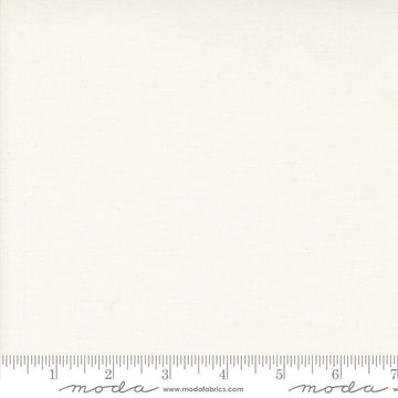27" End of Bolt - Winter Friends Solid 56127 Cloud White - Moda Fabrics - Texture Stripe Lines - Quilting Cotton Fabric
