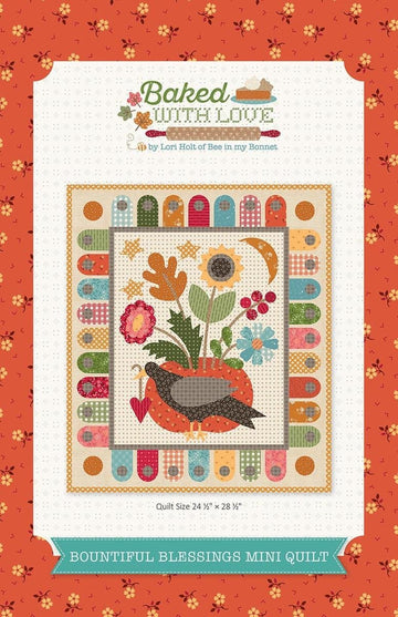 SALE Bountiful Blessings Mini Quilt PATTERN Floral Pattern - Riley Blake INSTRUCTIONS Only