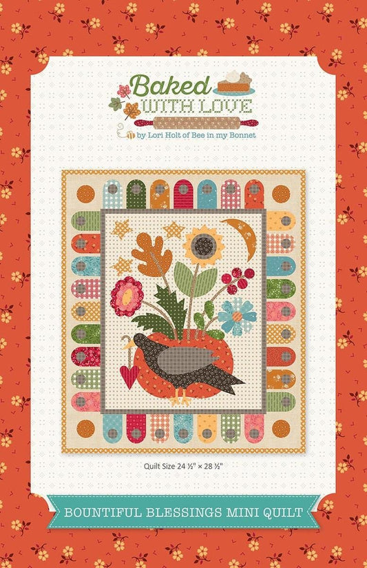 SALE Bountiful Blessings Mini Quilt PATTERN Floral Pattern - Riley Blake INSTRUCTIONS Only