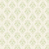 31" End of Bolt - CLEARANCE Springtime Damask C12811 Cream - Riley Blake - Flowers Rabbits Eggs Baskets - Quilting Cotton Fabric