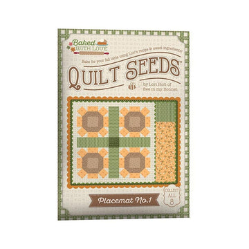 SALE Lori Holt Baked With Love Quilt Seeds PATTERN Placement No. 1 - Riley Blake Quilt Block INSTRUCTIONS Only