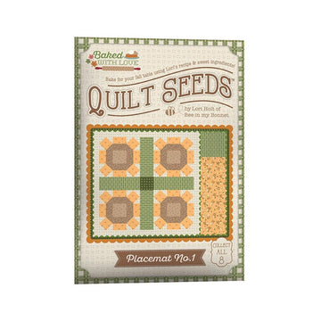 SALE Lori Holt Baked With Love Quilt Seeds PATTERN Placement No. 1 - Riley Blake Quilt Block INSTRUCTIONS Only