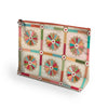 SALE Lori Holt Baked With Love Vinyl Project Bag Floral Zipper Bag - ST-50225 - Riley Blake Zippered Pouch