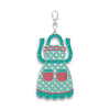 SALE Lori Holt Happy Charm Apron Enamel Keychain - ST-50228 - Riley Blake Zipper Pull