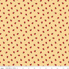 Image of Little Ladybug Ladybugs Yellow quilting cotton fabric by Lori Whitlock for Riley Black Designs. Features ladybugs on a yellow background. Cute Little Fabric Shop.