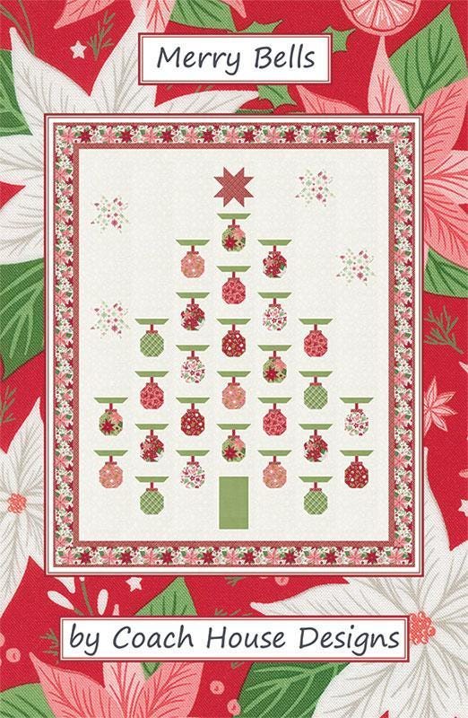 Merry Bells Quilt PATTERN Christmas Pattern - CHD-2548 - Moda Fabrics INSTRUCTIONS Only