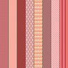 Image of Gathered Lollies Six Hazel Pink quilting cotton fabric by Jen Kingwell for Moda Fabrics. Features stripes on a pink background. Cute Little Fabric Shop.