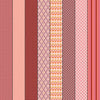 Image of Gathered Lollies Six Hazel Pink quilting cotton fabric by Jen Kingwell for Moda Fabrics. Features stripes on a pink background. Cute Little Fabric Shop.