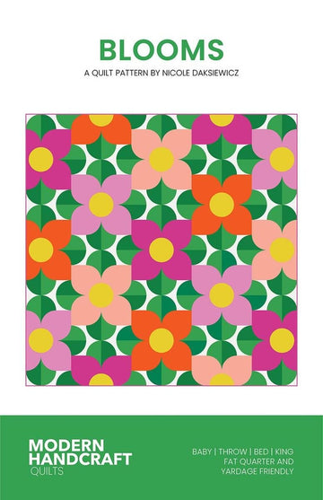 Blooms Quilt PATTERN Precut Friendly Pattern - Riley Blake INSTRUCTIONS Only