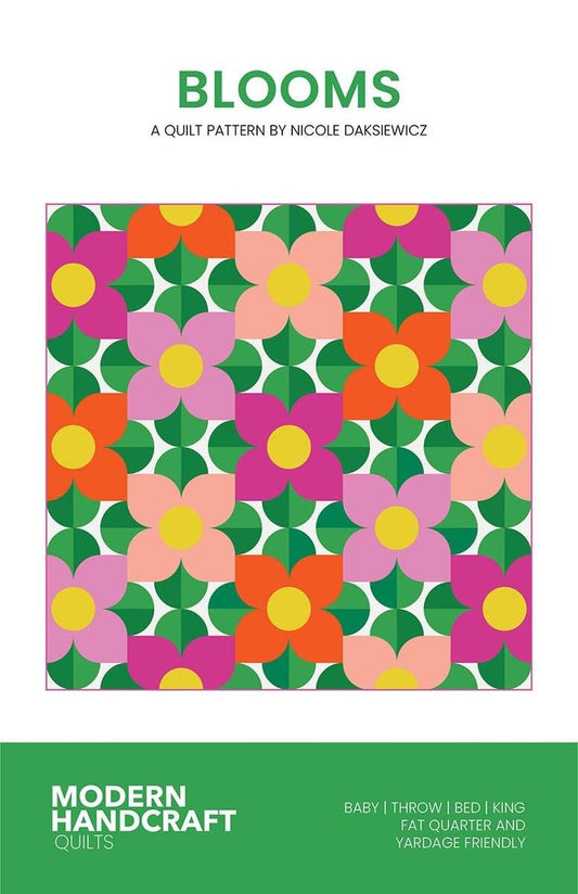 Blooms Quilt PATTERN Precut Friendly Pattern - Riley Blake INSTRUCTIONS Only