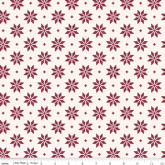3-Yard Cut - Foxglove Stars Cream Starry Fabric Wide Back 108" Wide - WB18088 - Riley Blake Quilting Cotton Fabric