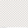 Image of Foxglove Squares Oxford Blue quilting cotton fabric by Jill Finley for Riley Blake Designs. Features squares on a cream background. Cute Little Fabric Shop.
