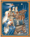 SALE Picture a Christmas II The Nativity Panel DIGITALLY Printed Panel - PD17983 - Riley Blake Quilting Cotton Fabric Licensed Product