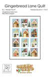 SALE Gingerbread Lane Quilt PATTERN Christmas Pattern - Riley Blake INSTRUCTIONS Only