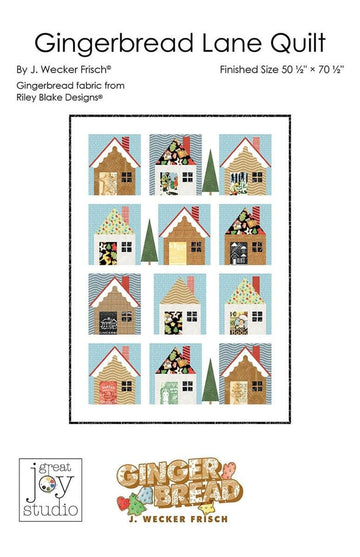 SALE Gingerbread Lane Quilt PATTERN Christmas Pattern - Riley Blake INSTRUCTIONS Only