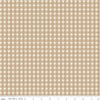 3-Yard-Cut - SALE Baked With Love Tablecloth Linen Cream Checkered Fabric 108" WIDE BACK - WB17803- Riley Blake Quilting Cotton Fabric