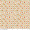 2 Yard 24" End of Bolt - SALE Baked With Love Abundance Linen Cream Floral Fabric 108" WIDE BACK - WB17804 - Riley Blake Quilting Cotton