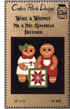 SALE Wool and Whimsy Mr. & Mrs. Gingerbread December Wall Hanging PATTERN Christmas Pattern - Riley Blake INSTRUCTIONS Only
