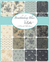 Breathtaking Blues Layer Cake Floral Fabric - 44400LC - 42-pieces Precut - Moda Fabrics Quilting Cotton Fabric
