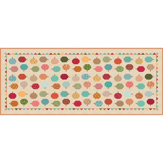 SALE Pumpkin Spice Runner Kit Pumpkin Fabric - KT-17781 - Riley Blake Quilting Cotton Fabric