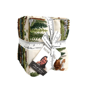Northwoods Lodge Fat Quarter Bundle Nature Fabric - 56190AB - 27-Piece Precut - Moda Fabrics Quilting Cotton Fabric