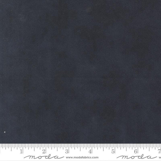 Image of When Snow Falls Shaded Solid Midnight quilting cotton fabric by Deb Strain for Moda Fabrics. Features solid on a blue background. Cute Little Fabric Shop.