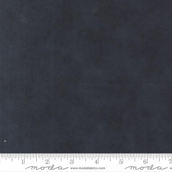 Image of When Snow Falls Shaded Solid Midnight quilting cotton fabric by Deb Strain for Moda Fabrics. Features solid on a blue background. Cute Little Fabric Shop.