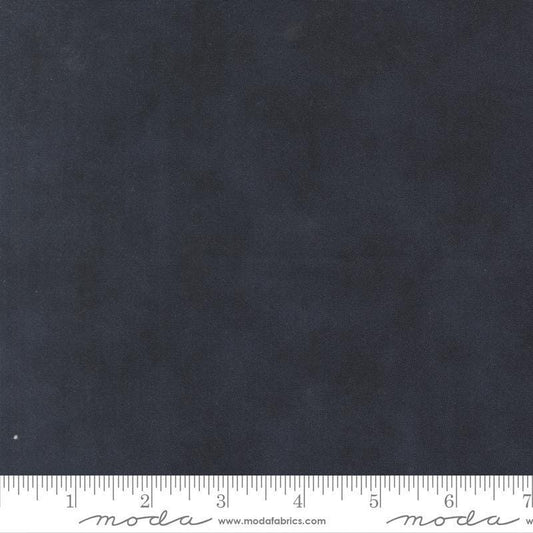 Image of When Snow Falls Shaded Solid Midnight quilting cotton fabric by Deb Strain for Moda Fabrics. Features solid on a blue background. Cute Little Fabric Shop.