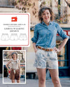 SALE Liesl + Co. Lisboa Walking Shorts PATTERN Clothing Pattern - Riley Blake INSTRUCTIONS Only
