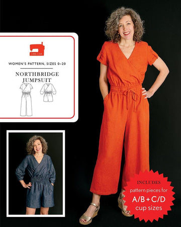 SALE Liesl + Co. Northbridge Jumpsuit PATTERN Clothing Pattern - Riley Blake INSTRUCTIONS Only