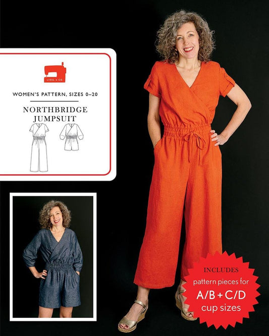 SALE Liesl + Co. Northbridge Jumpsuit PATTERN Clothing Pattern - Riley Blake INSTRUCTIONS Only