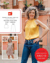 Liesl + Co. Sintra Halter Top and Dress PATTERN Clothing Pattern - Riley Blake INSTRUCTIONS Only