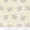 Image of Breathtaking Blues Paisley Porcelain quilting cotton fabric by 3 Sisters for Moda Fabrics. Features paisley on a cream background. Cute Little Fabric Shop.