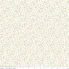 Image of Cotton Nook Flowers Vintage White quilting cotton fabric by Minki Kim for Riley Blake Designs. Features flowers on a white background. Cute Little Fabric Shop.