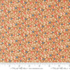 Image of Butternut and Sage Mums and Posies Cinnamon quilting cotton fabric by Fig Tree Co for Moda Fabrics. Features flowers on a brown background. Cute Little Fabric Shop.
